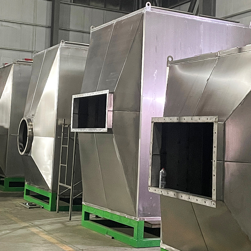 Topplasting og sideavlastningsstruktur 304 aktivert karbon adsorpsjonsboks i rustfritt stål