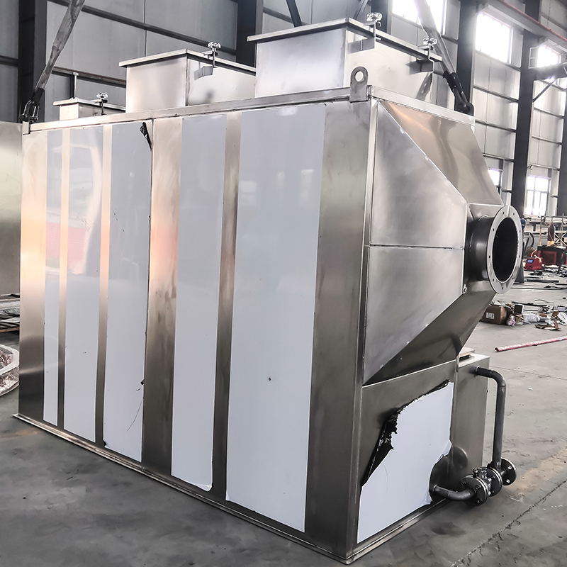 304 rustfritt stål horisontalt scrubbertårn