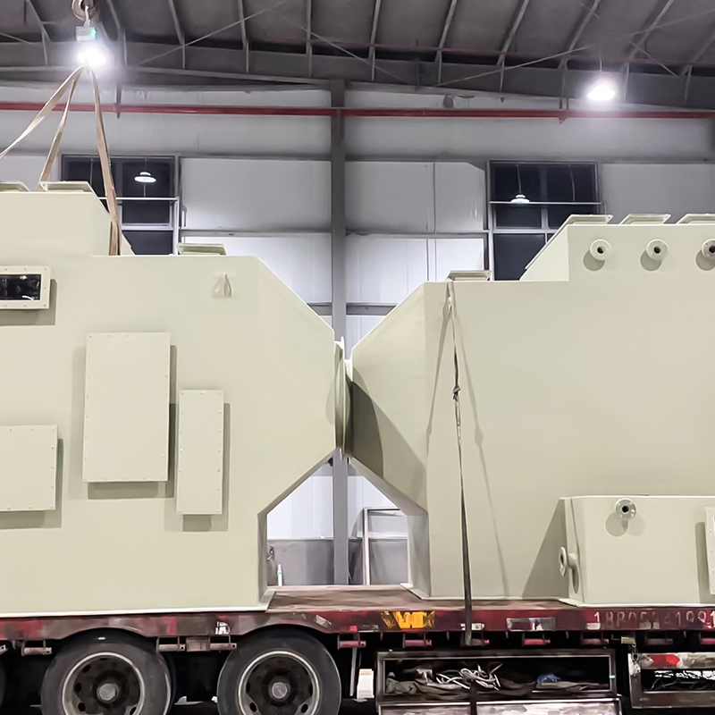 FRP horisontalt scrubbertårn