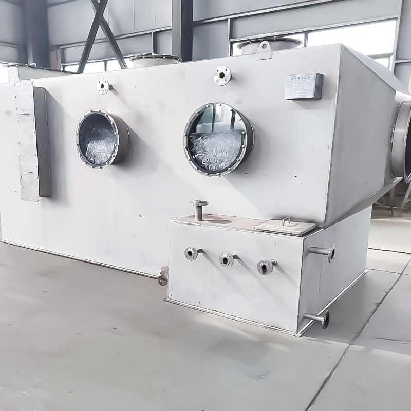 304 rustfritt stål horisontalt scrubbertårn