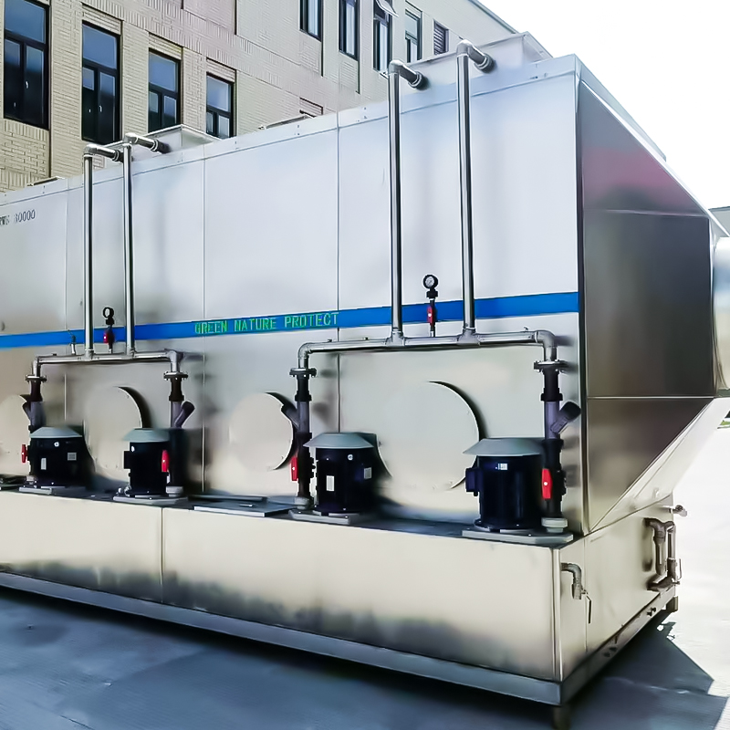 304 rustfritt stål horisontalt scrubbertårn