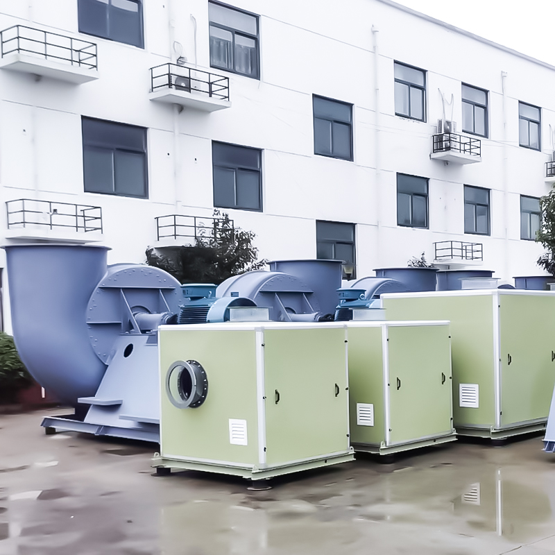 Lydisolert boksvifte i glassfiber