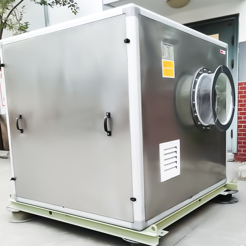 Lydisolert boksvifte i glassfiber