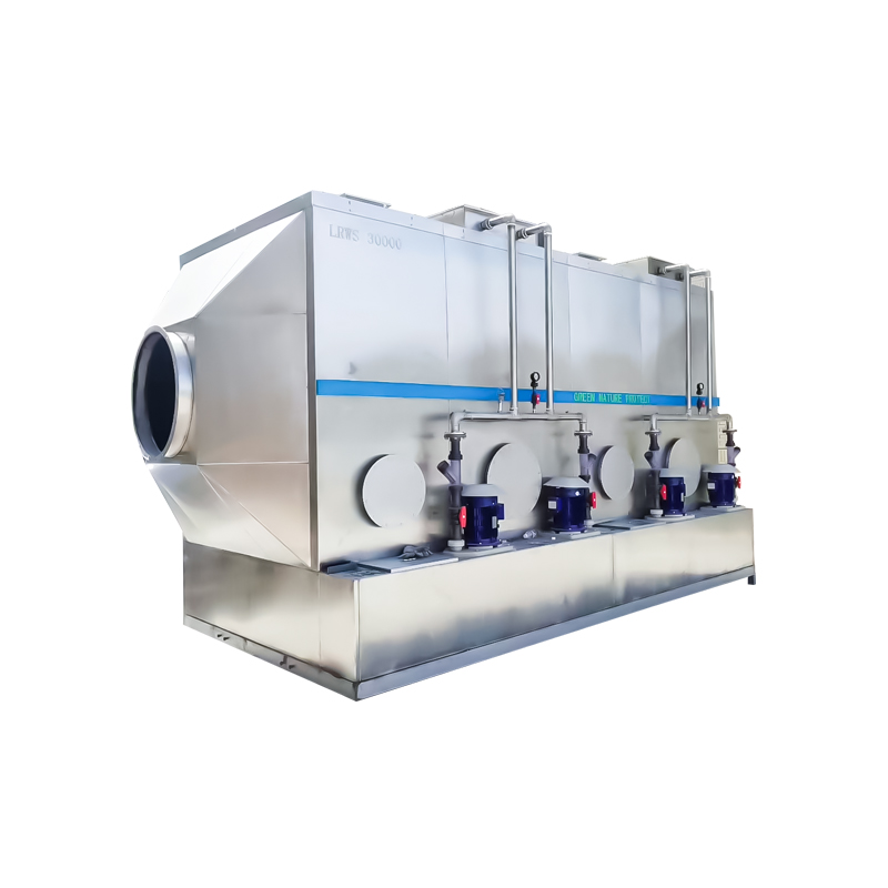 304 rustfritt stål horisontalt scrubbertårn