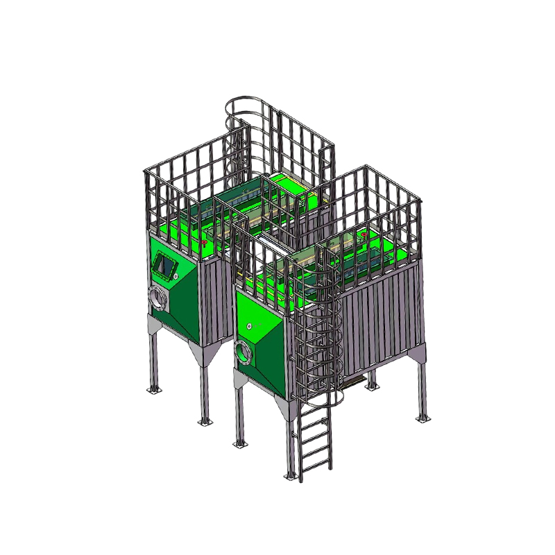 Topplasting og bunnsidelasting karbonstål aktivert karbon adsorpsjonsboks