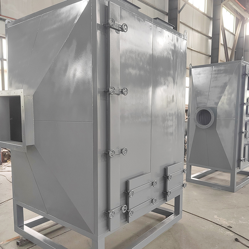 Topplasting og bunnsidelasting karbonstål aktivert karbon adsorpsjonsboks